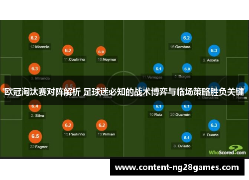 欧冠淘汰赛对阵解析 足球迷必知的战术博弈与临场策略胜负关键